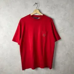 90s トミーヒルフィガー Tシャツ Mサイズ 赤 ポケT 半袖 ヴィンテージ