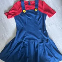 ハロウィン　　　 女性版　マリオ衣装 Mサイズ