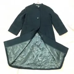 美品　高級　BALMAIN 刻印ボタン ロングコート　シャドーロゴ　paris