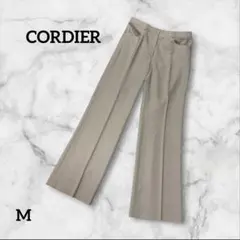 CORDIER コルディア ベージュ チェック柄 パンツ 薄手 Mサイズのサムネイル