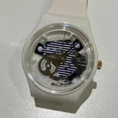 swatch スウォッチ　クリア　腕時計 スケルトン　不動品のサムネイル