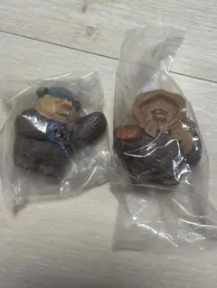 「2個」 たかはたまさお 木彫り風 FIGURE COLLECTION