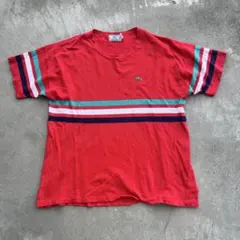 80s90s lacoste鹿子TシャツUSA製Y2K tech系