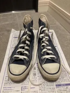 #CONVERSE ALL STAR ネイビー ハイカットスニーカー