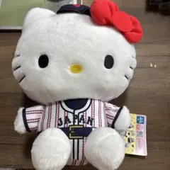 レア】【タグ付き】ハローキティ サンリオ サッカー日本代表ぬいぐるみ