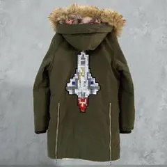 美品❤️archive 00s y2k モッズコート ファーフード ワッペン 刺繍