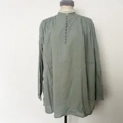 FREAK'S STORE フリークスストア 長袖 ブラウス スタンドカラー F