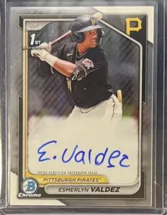 ESMERLYN VALDEZ Topps Bowman 1st au