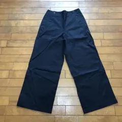 LIMONTA★ナノユニバース ワイドバギーブラックパンツ ♠︎サイズ36