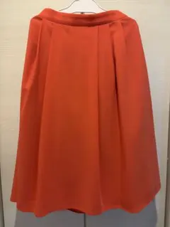 【美品】MACKINTOSH PHILOSOPHYフレアスカート オレンジ 32