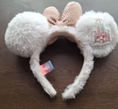 ディズニー40周年 ミニーマウス もこもこカチューシャ