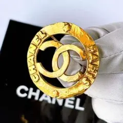 【美品】シャネル ヴィンテージ ココ マーク ブローチ
