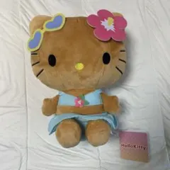 ハローキティ Lぬいぐるみ　日焼けギャルVer
