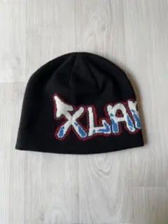 XLARGE ニット帽 ブラック刺繍