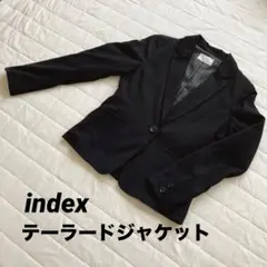 index テーラードジャケット Sサイズ 黒のサムネイル