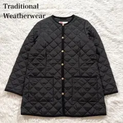 美品✨トラディショナルウェザーウェア 2025✨ノーカラー　キルティング　コート