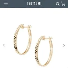 TSUTSUMI ジュエリーツツミ K10 3連フープピアス - メルカリ