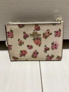 コーチ COACH パスケース コインケース 花柄