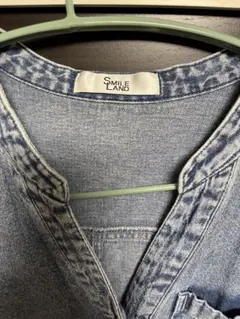 レディース　デニムワンピ　LL