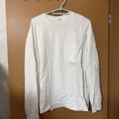 GU ヘビーウェイトクルーネックT WHITE S