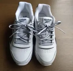 Reebok ホワイト/グリーン スニーカー　23センチ