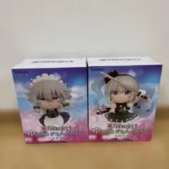 東方Project ゆっくり風デフォルメフィギュア十六夜咲夜　魂魄妖夢2体セット