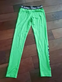 ZUMBA 蛍光グリーン レギンス