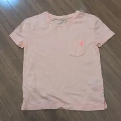 GAP キッズ 半袖Tシャツ ピンク ポケット付き