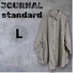 JOURNAL STANDARD relume ストライプ長袖シャツ　美品