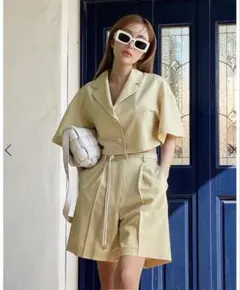 eimy istoire ショートシャツバミューダセットアップ