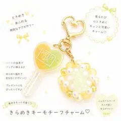 韓国風ꯁꯧくまさん×ハートのゆめかわビーズチャーム キーホルダー