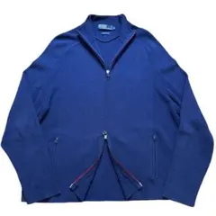 珍品 90s Ralph Lauren ドライバーズ ニット ダブルジップ
