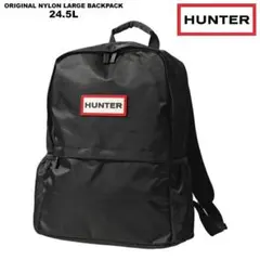 HUNTER オリジナルナイロンバックパック 24.5L大容量 新品 黒のサムネイル