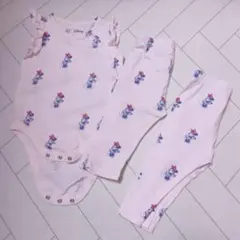 baby Gap Disney 70 ミニー セットアップ 半袖ロンパース