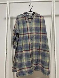 latelier du savonチェック柄シャツワンピースのサムネイル