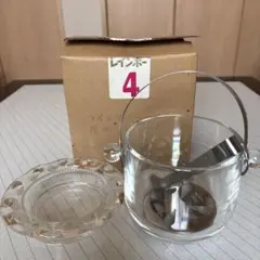 KAMEI GLASS カメイガラス レインボー アイスペール 灰皿セット