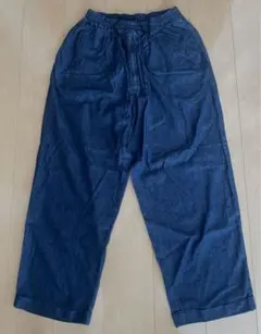 AD1991コムデギャルソン オムプリュス　ワイドイージーパンツ　シャンブレー