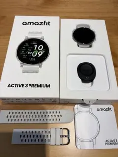 Amazfit Active 3 Premium エアロホワイト