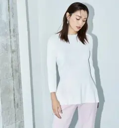 theory luxe 24SS ウォッシャブル ペプラムフレアプルオーバーのサムネイル
