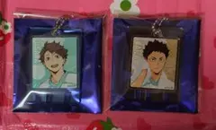 ハイキュー!! 極楽湯 銭湯錠風キーホルダー お風呂ver. 及川徹 岩泉一