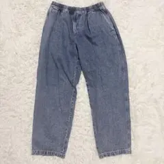 HUF デニムイージーパンツ　ドローコード　刺繍　サイズLのサムネイル