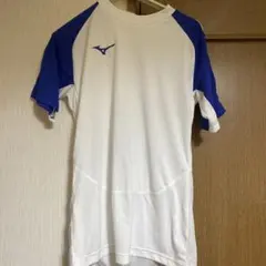 Mizuno サッカーシャツ ホワイト/ブルー 160サイズ