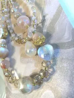 ストラップチャーム　高品質ビーズ