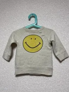 デニム&ダンガリー スマイリーフェイス トレーナー 80