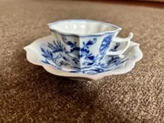 マイセン　ブルーオニオン　カップ&ソーサー　アンティーク