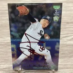 bbm 2025 荘司宏太　ルーキー 赤箔 サイン　/25ヤクルトスワローズ