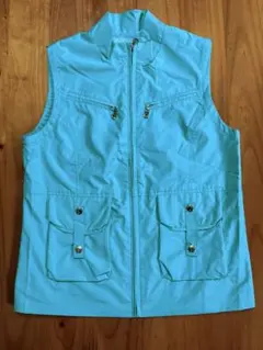 ボグナー　ベスト　ペパーミントグリーン　ジッパー付き