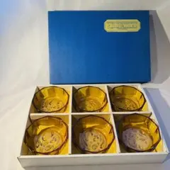 ガラス　アンバー　昭和　琥珀　レトロ　grassware アーバン　純喫茶