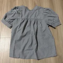 INGNI リボン付きチェック柄ブラウス Mサイズ
