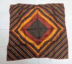 週末セール　エマニュエル・ウンガロ　ヴィンテージ幾何学模様のスカーフ 59cm